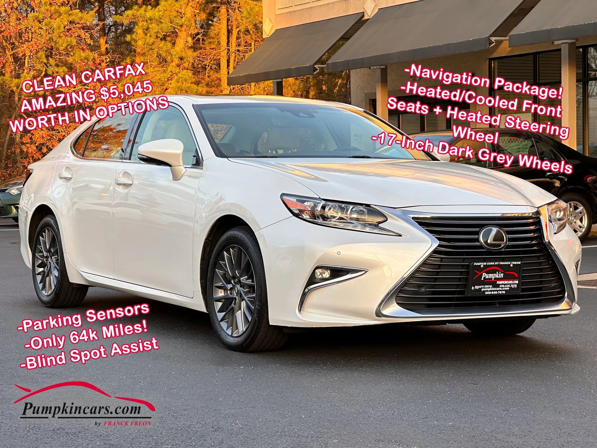 Used 2018 Lexus ES 350 w/ Navigation System Package