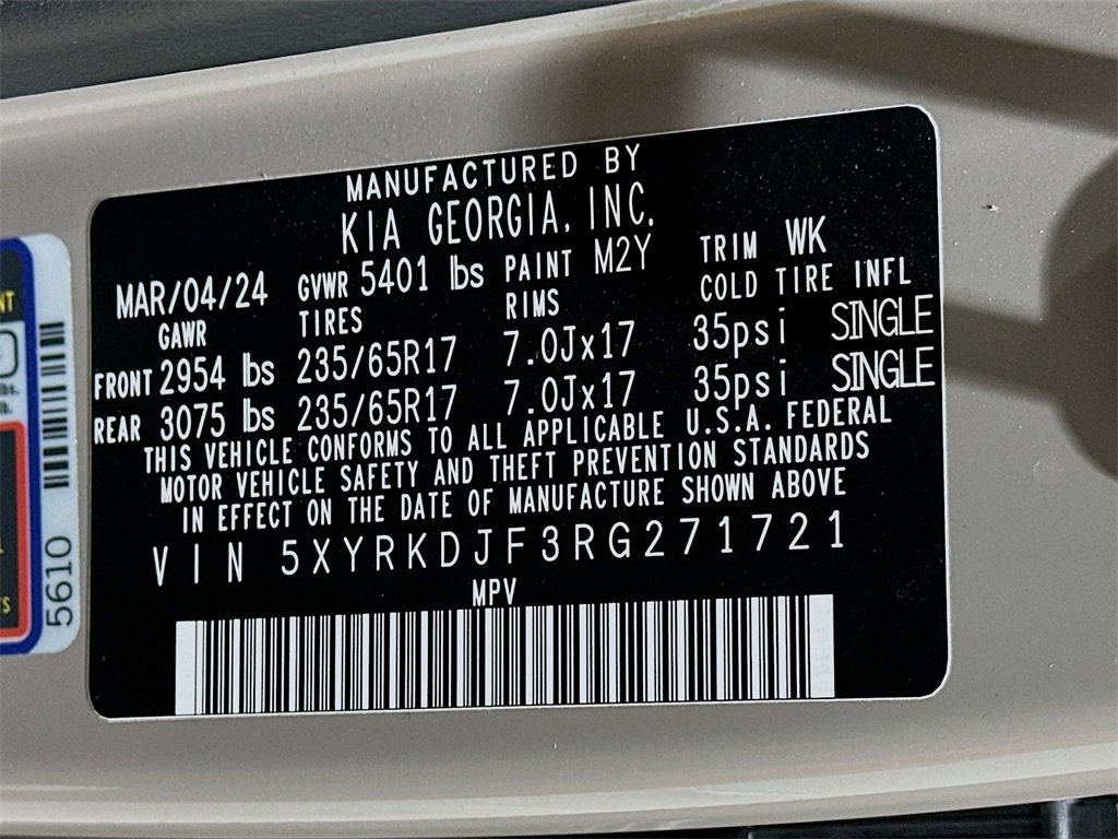 Used 2024 Kia Sorento SX Prestige image 35