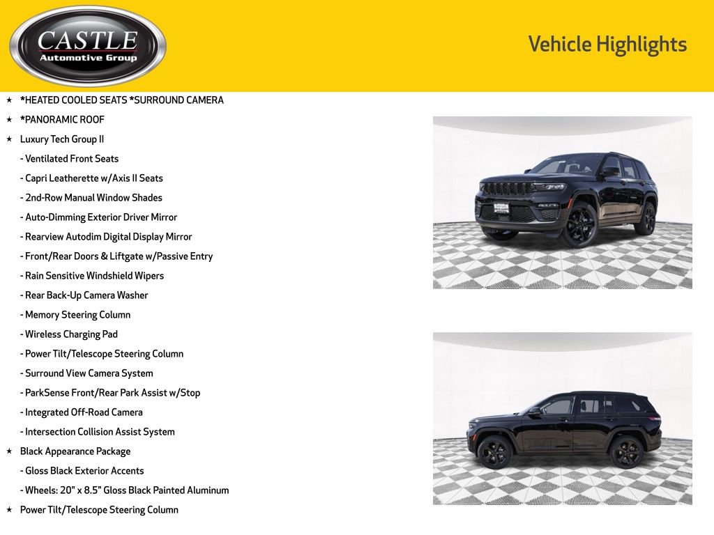 New 2025 Jeep Grand Cherokee Limited w/ Luxury Tech Group II image 3