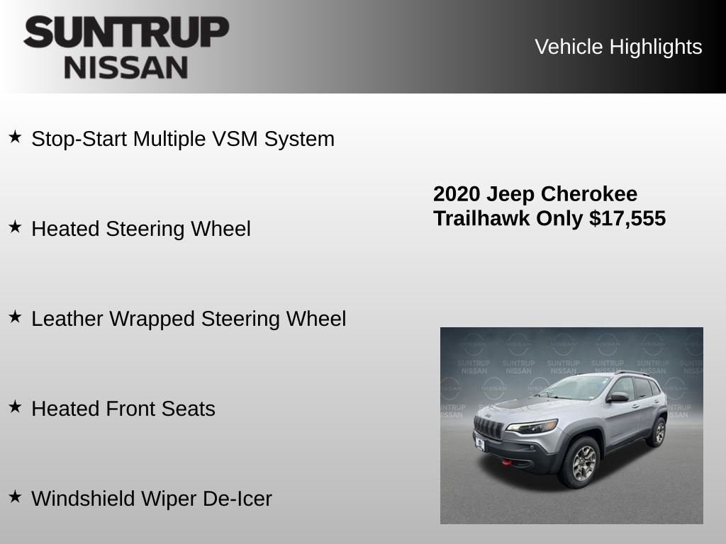 Used 2020 Jeep Cherokee Trailhawk w/ Cold Weather Group image 16