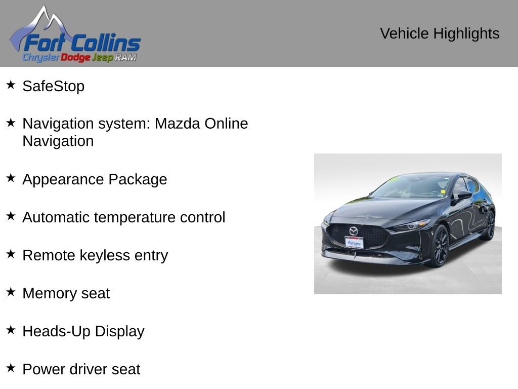 Used 2025 MAZDA MAZDA3 2.5 S Hatchback w/ Appearance Package image 4