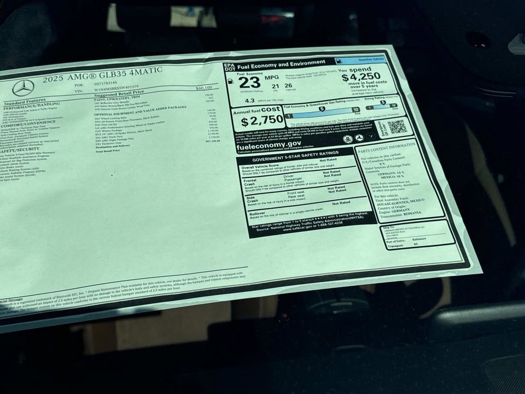 New 2025 Mercedes-Benz GLB 35 AMG GLB 35 AMGﾮ image 10