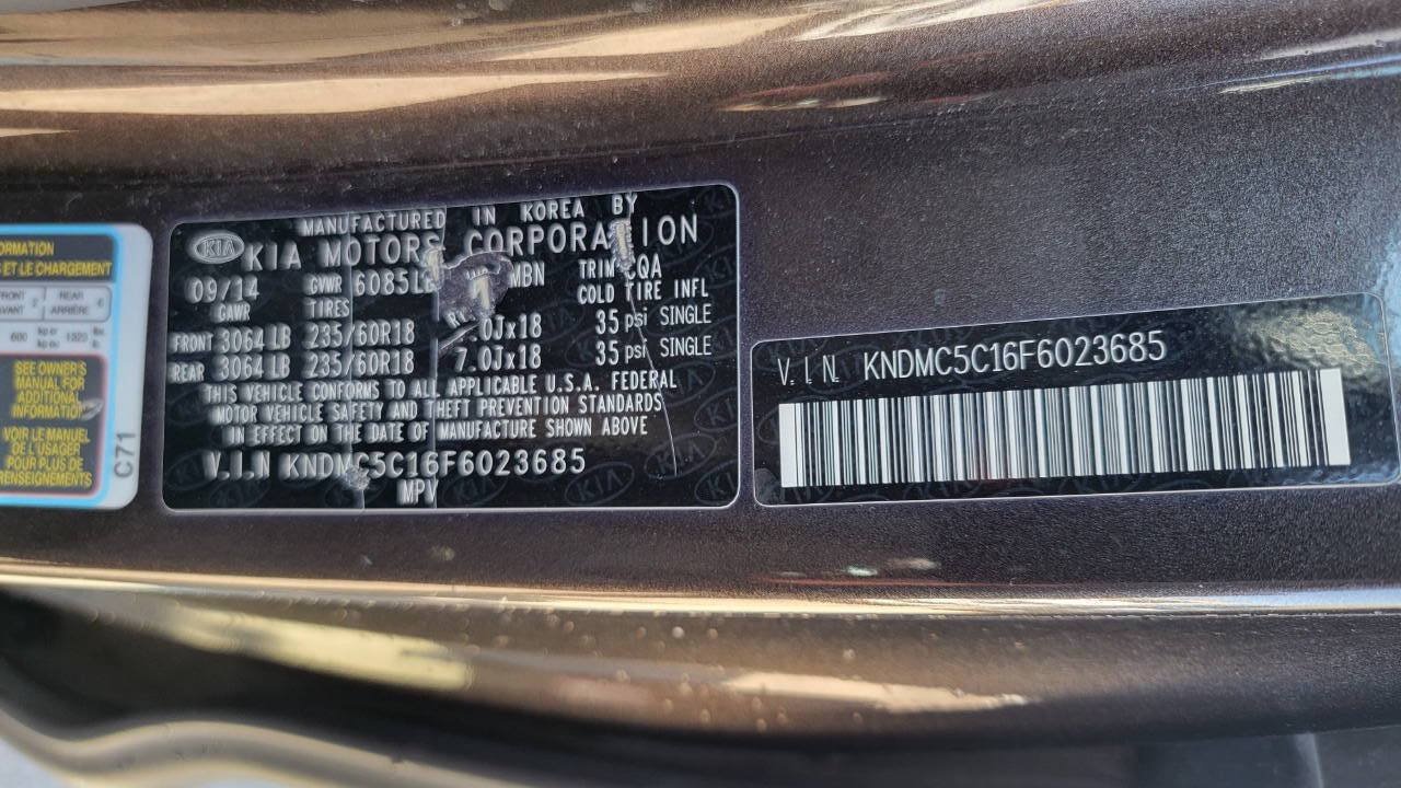 Used 2015 Kia Sedona EX w/ EX Premium Package FWD image 31
