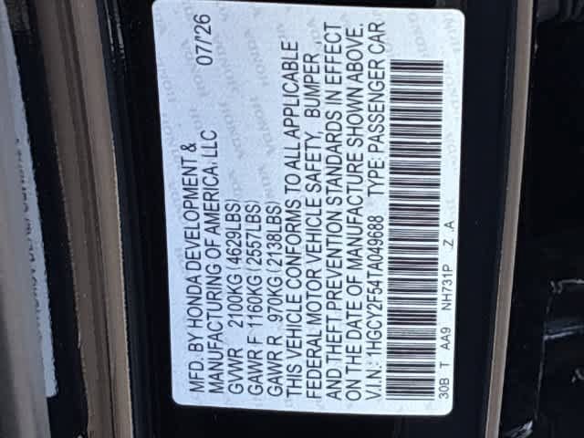 Certified 2026 Honda Accord Sport image 39