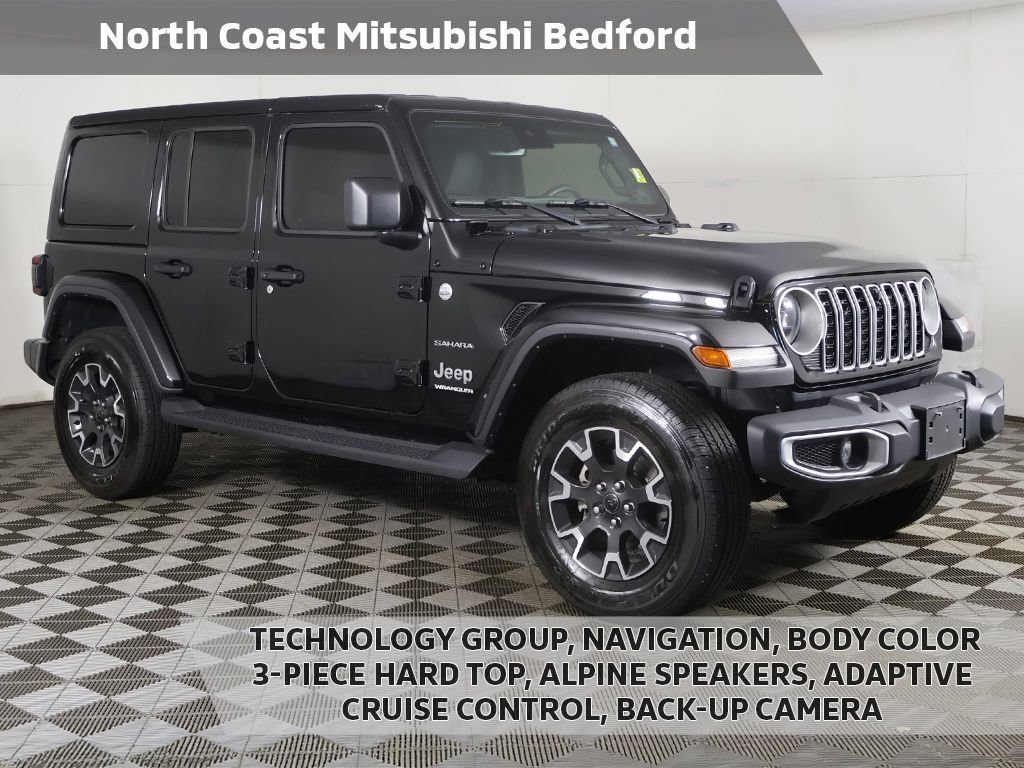 Used 2024 Jeep Wrangler Unlimited Sahara w/ Technology Group AWD/4WD image 1