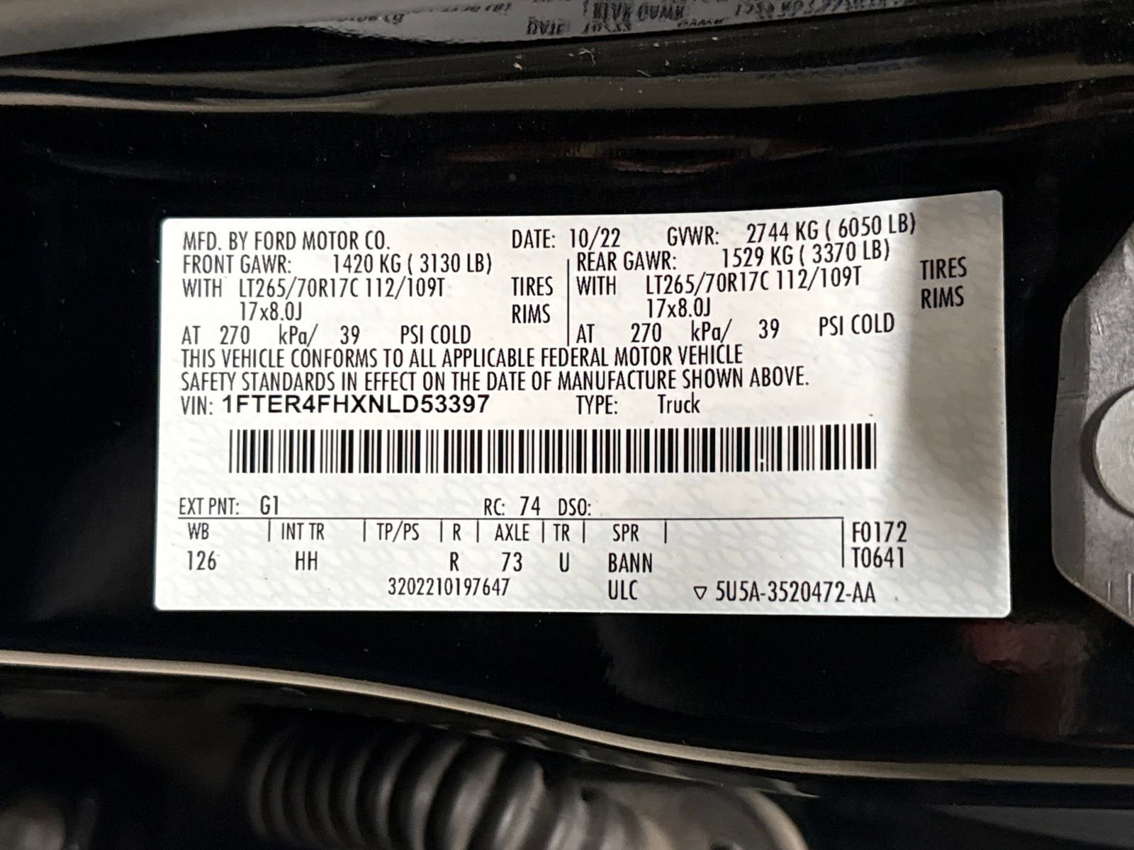 Used 2022 Ford Ranger Lariat w/ Tremor Off-Road Package image 27