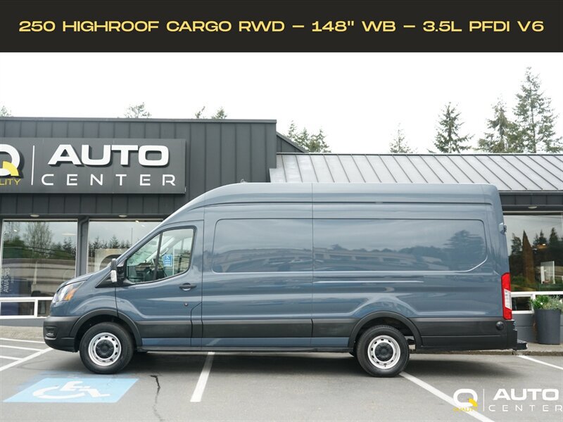 Used 2021 Ford Transit 250 148 High Roof Extended w/ Parcel Delivery Package RWD image 1