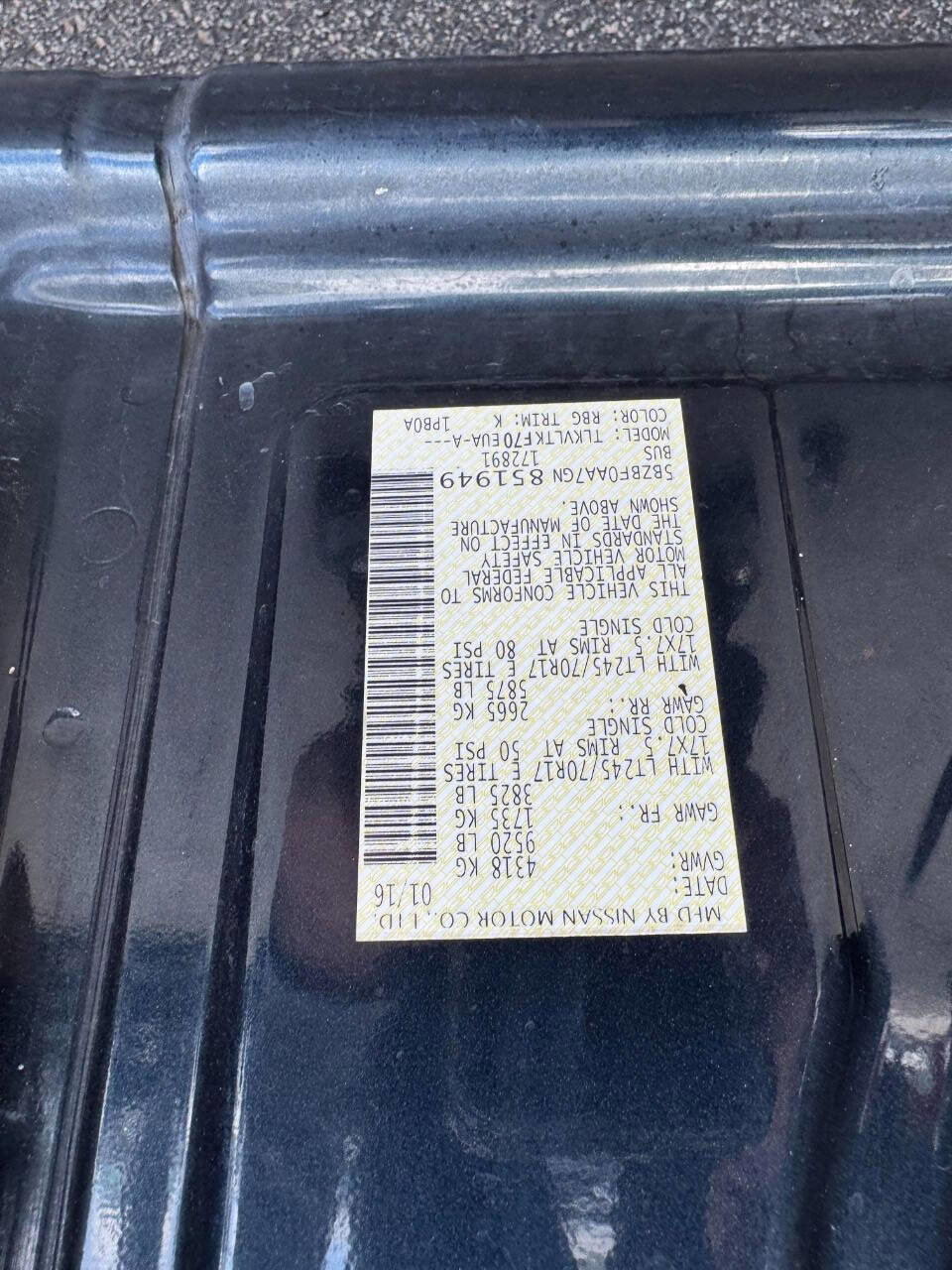 Used 2016 Nissan NV 3500 SV w/ SV Technology Package image 48