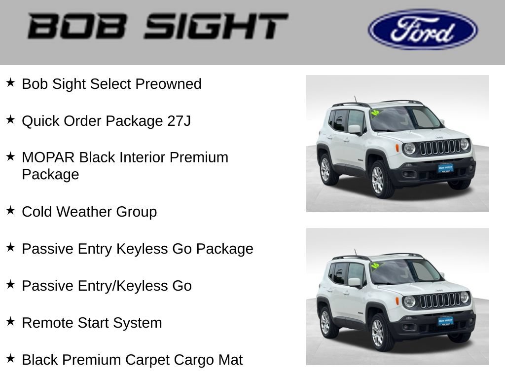 Used 2016 Jeep Renegade Latitude w/ Cold Weather Group AWD/4WD video 2