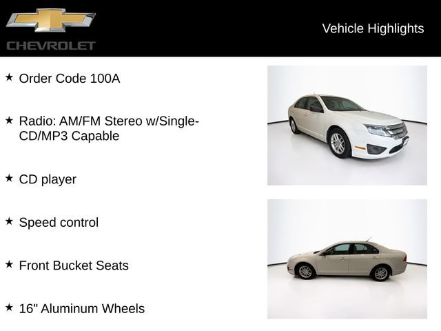 Used 2012 Ford Fusion S FWD image 5