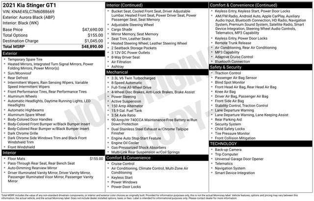 Used 2021 Kia Stinger GT1 image 11