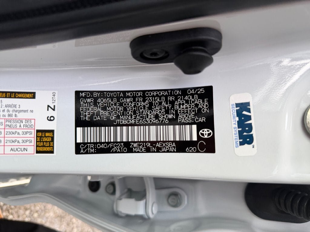 Used 2025 Toyota Corolla SE w/ Carpet Mat Package (TMS) FWD image 36