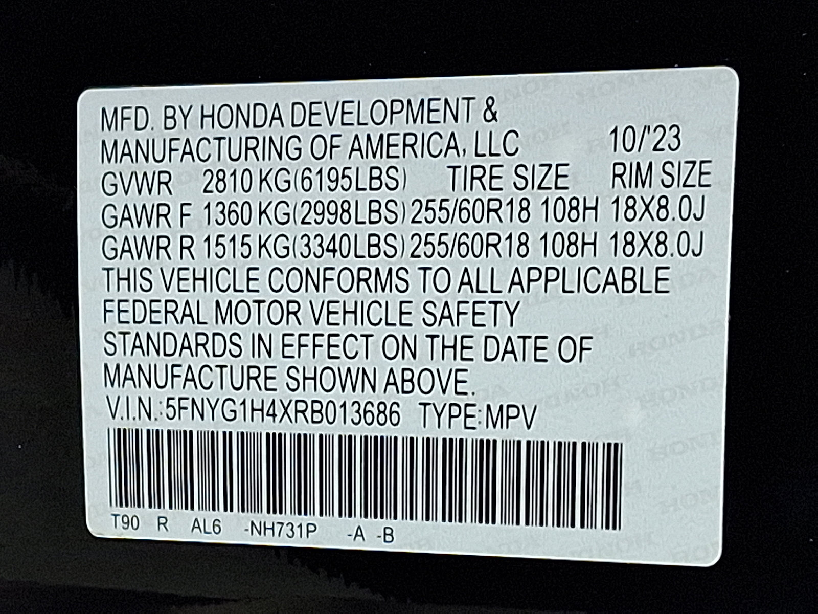 Certified 2024 Honda Pilot EX-L image 29