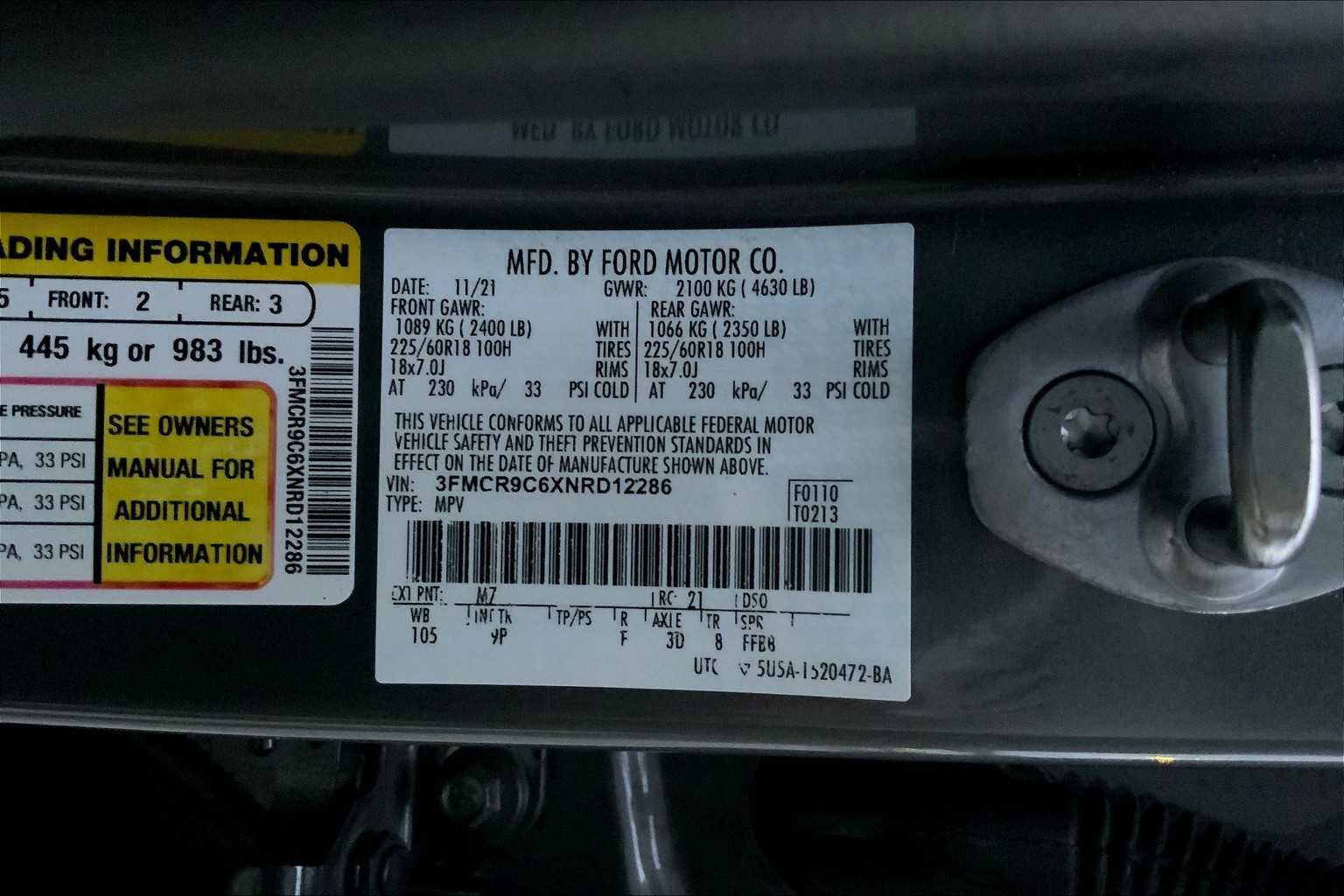 Used 2022 Ford Bronco Sport Outer Banks w/ Tech Package image 61