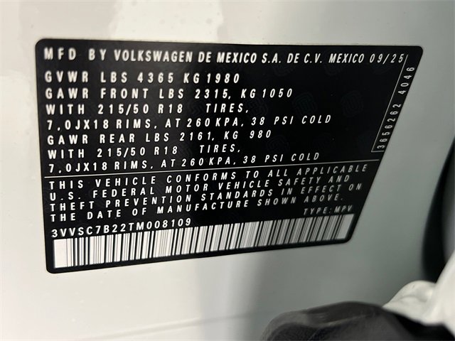 New 2026 Volkswagen Taos SE image 20