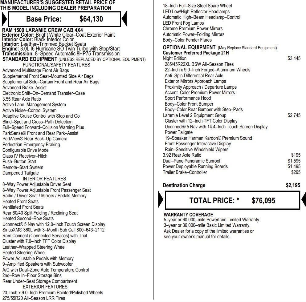 New 2026 RAM 1500 Laramie w/ Night Edition image 2