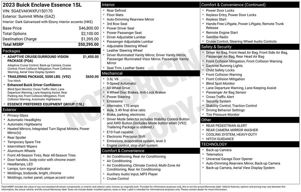 Certified 2023 Buick Enclave Essence image 12