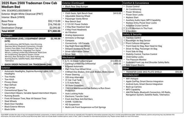Used 2025 RAM 2500 Tradesman image 34