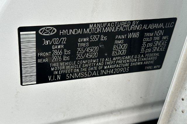Certified 2022 Hyundai Santa Fe Calligraphy AWD/4WD image 28