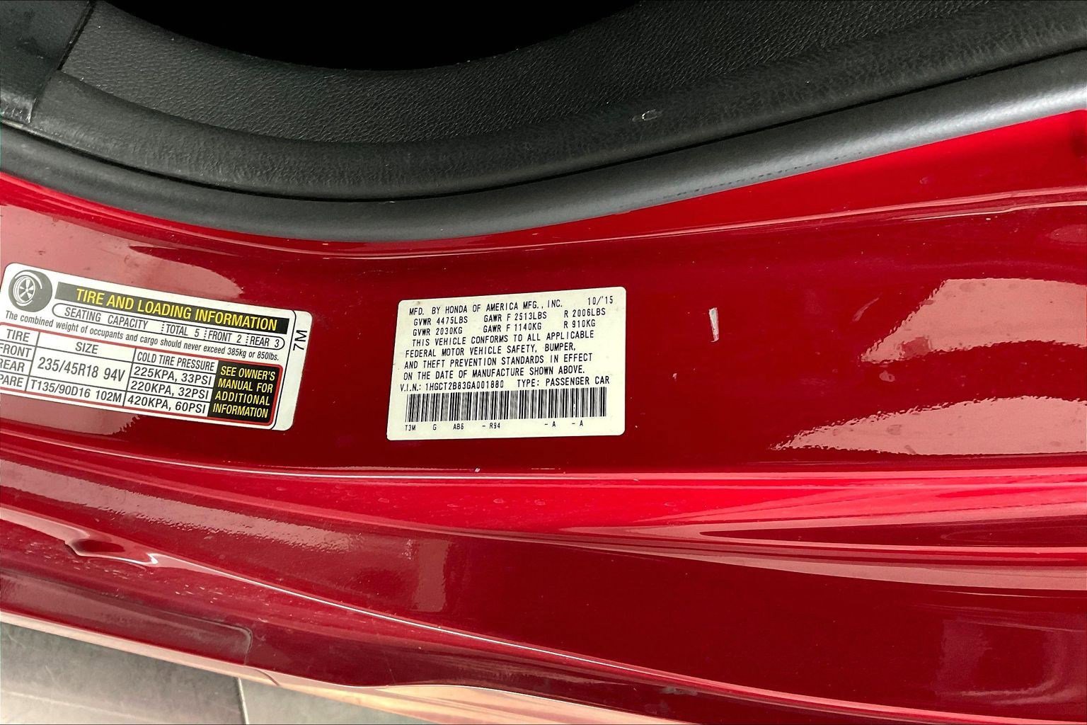 Used 2016 Honda Accord EX-L image 6