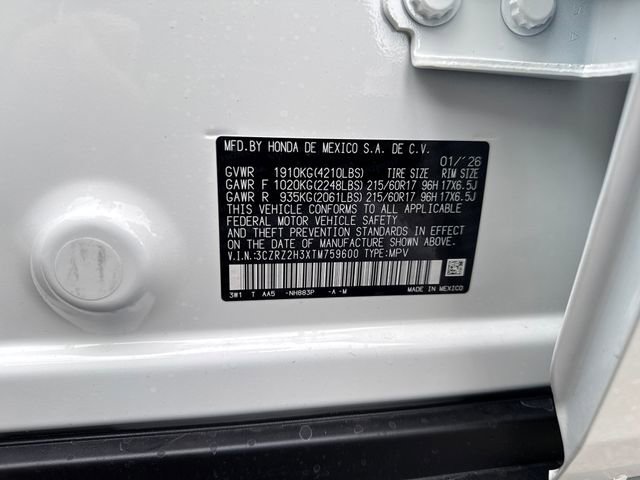 New 2026 Honda HR-V LX image 18