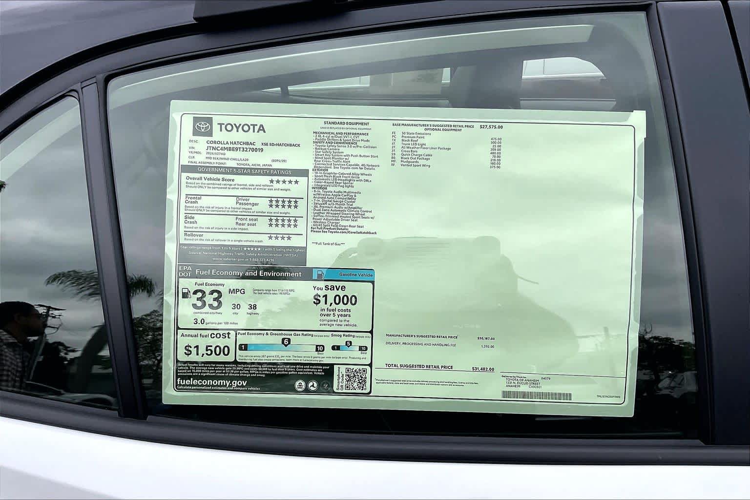 New 2026 Toyota Corolla XSE FWD image 22