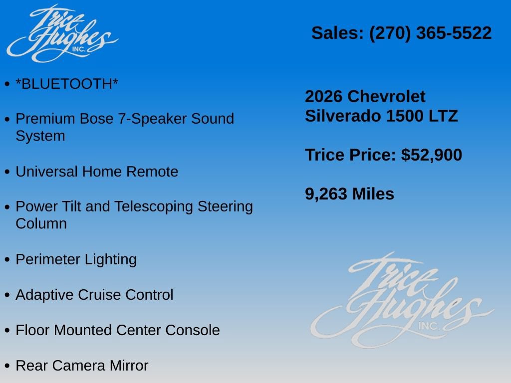 Used 2026 Chevrolet Silverado 1500 LTZ w/ Technology Package AWD/4WD image 32