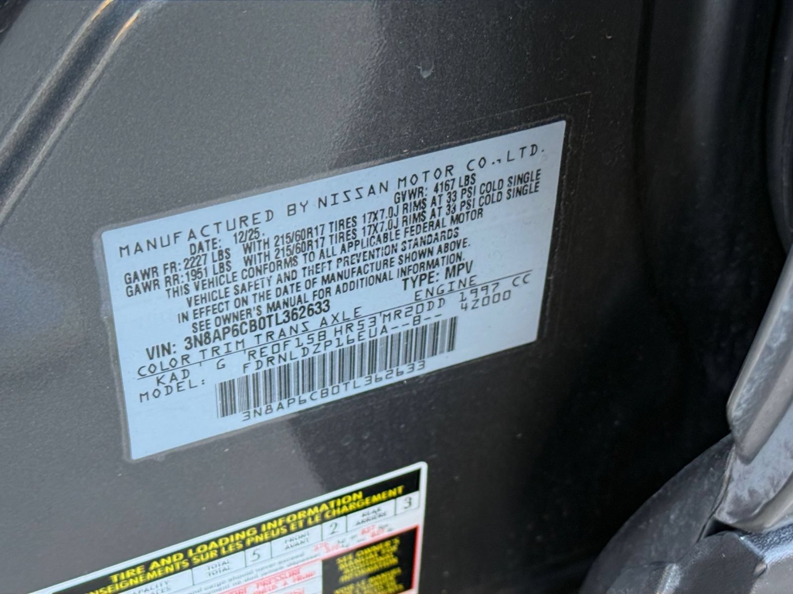 Used 2026 Nissan Kicks SV w/ Cold Weather Package AWD/4WD image 29