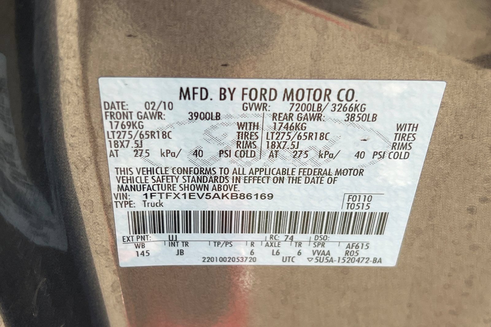 Used 2010 Ford F150 FX4 AWD/4WD image 27