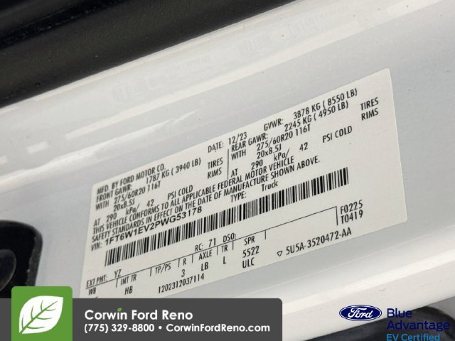 Certified 2023 Ford F150 Lightning Lariat w/ Equipment Group 511A High AWD/4WD image 36