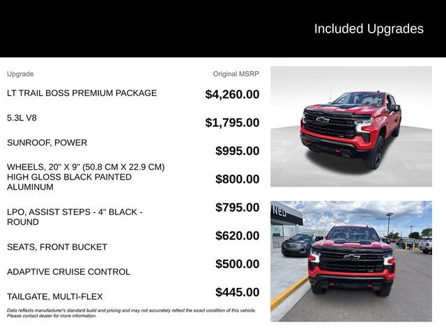 Used 2024 Chevrolet Silverado 1500 LT Trail Boss w/ LT Trail Boss Premium Package AWD/4WD image 8