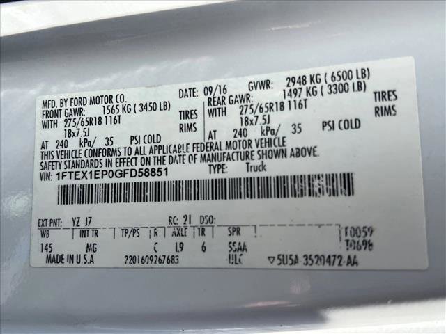 Used 2016 Ford F150 XLT w/ Equipment Group 301A Mid image 26