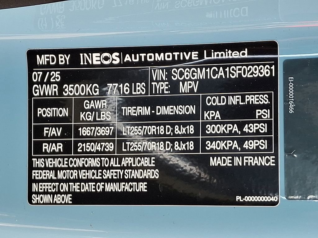 New 2025 INEOS Grenadier Fieldmaster Edition image 10