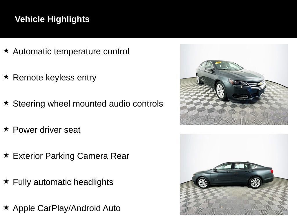 Used 2019 Chevrolet Impala LT image 2