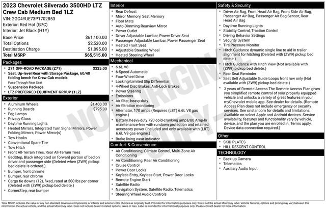 Used 2023 Chevrolet Silverado 3500 LTZ w/ Z71 Off-Road Package image 7