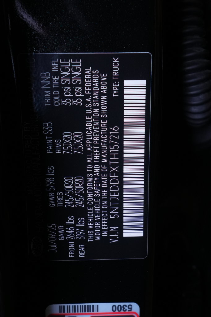 Certified 2026 Hyundai Santa Cruz Limited AWD/4WD image 50