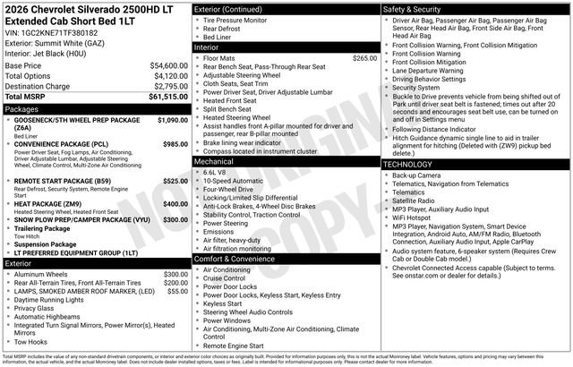 New 2026 Chevrolet Silverado 2500 LT AWD/4WD image 26