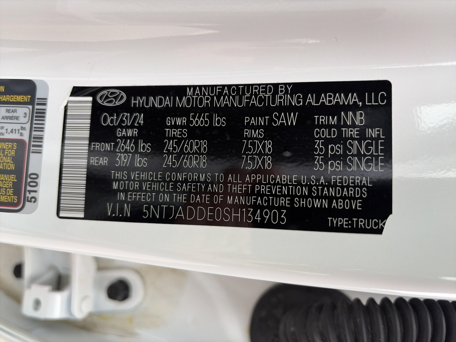 Certified 2025 Hyundai Santa Cruz SE AWD/4WD image 58