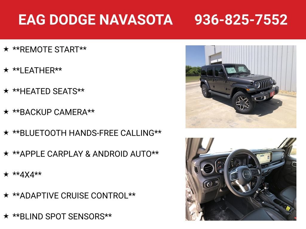 New 2025 Jeep Wrangler Unlimited Sahara w/ Safety Group AWD/4WD image 4