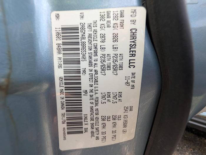Used 2008 Chrysler Pacifica LX FWD image 41