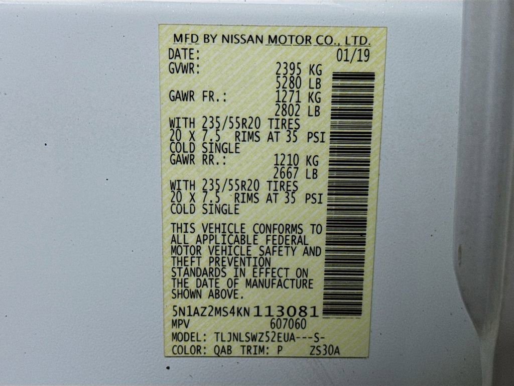 Used 2019 Nissan Murano Platinum image 33