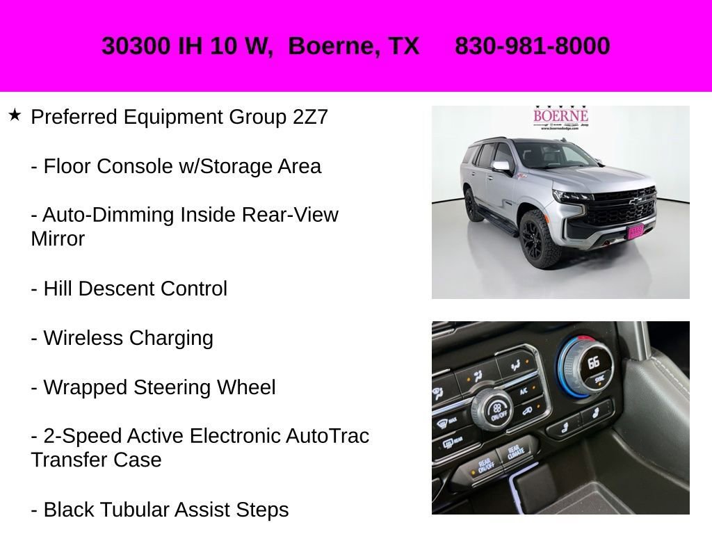 Used 2024 Chevrolet Tahoe Z71 w/ Z71 Off-Road Package image 22