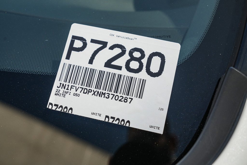 Certified 2022 INFINITI Q50 Red Sport 400 image 25