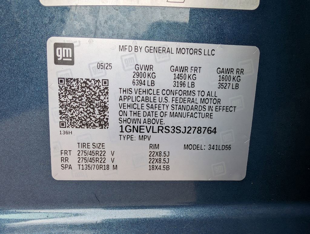 Used 2025 Chevrolet Traverse RS w/ LPO, Floor Liner Package image 36