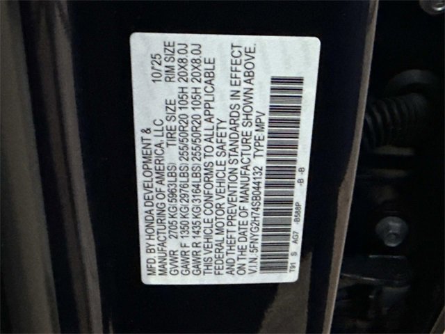 New 2025 Honda Pilot Touring image 21