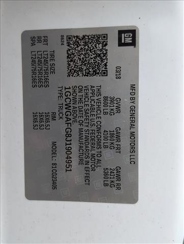 Used 2018 Chevrolet Express 2500 w/ Driver Convenience Package image 25