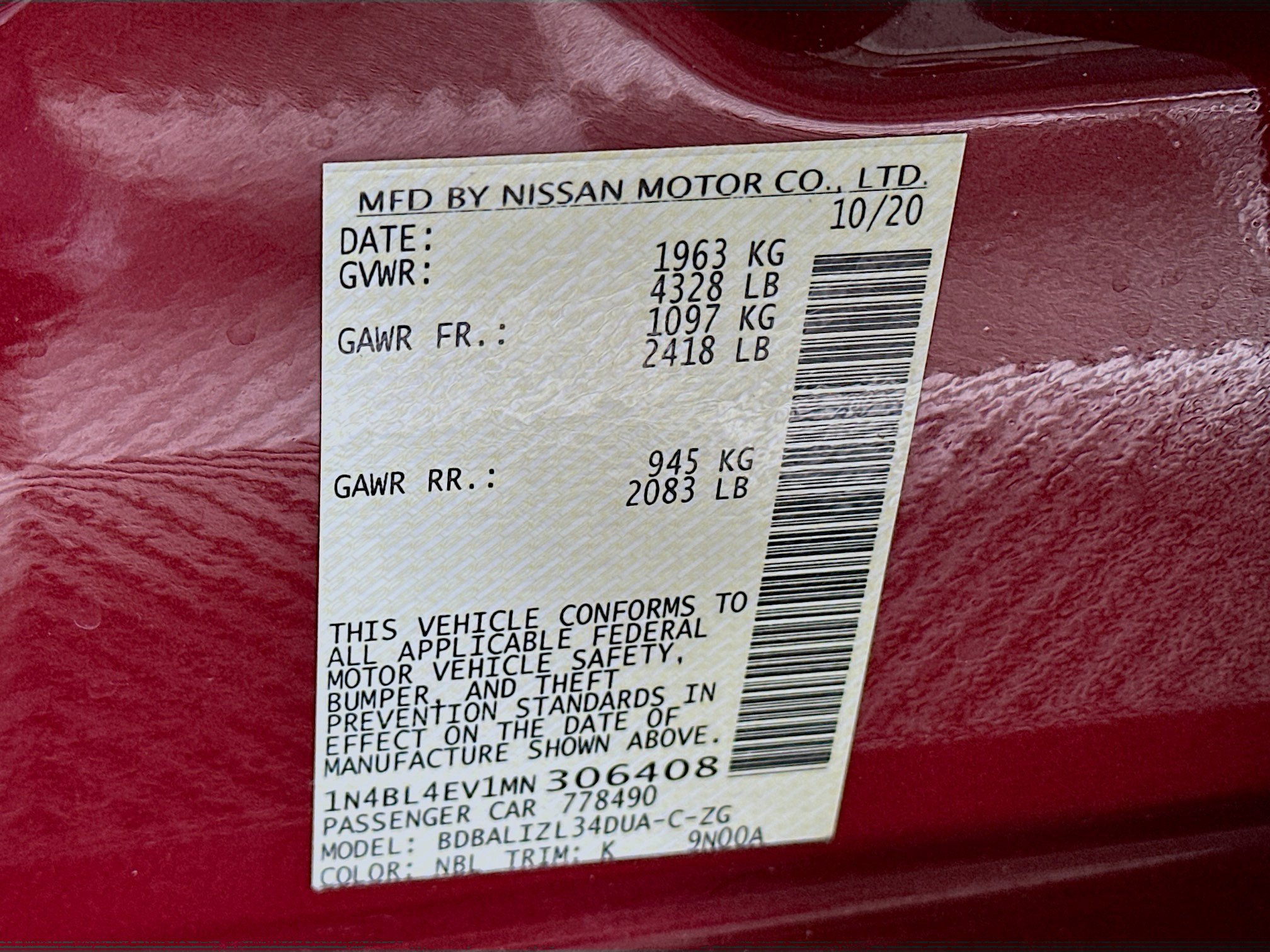 Used 2021 Nissan Altima 2.5 SL image 12