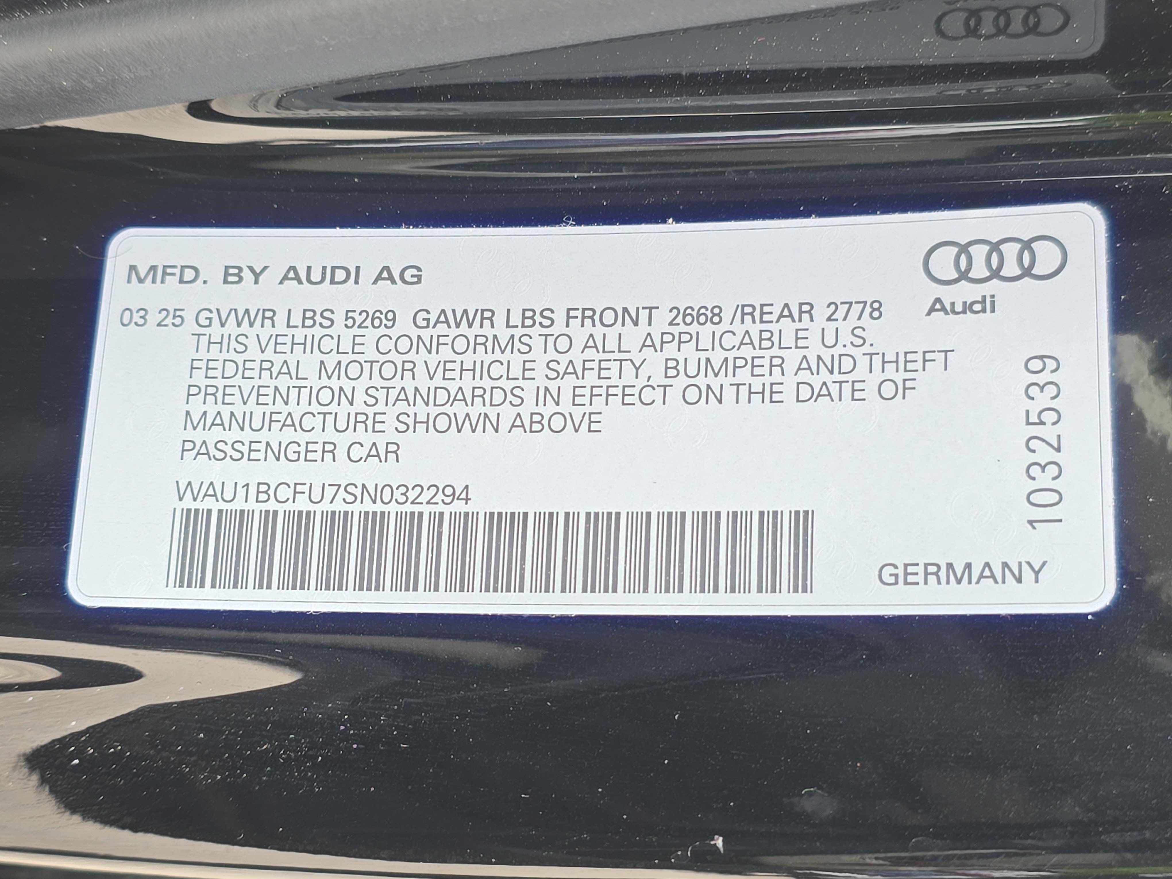 Certified 2025 Audi A5 2.0T Premium w/ Convenience Package AWD/4WD image 33