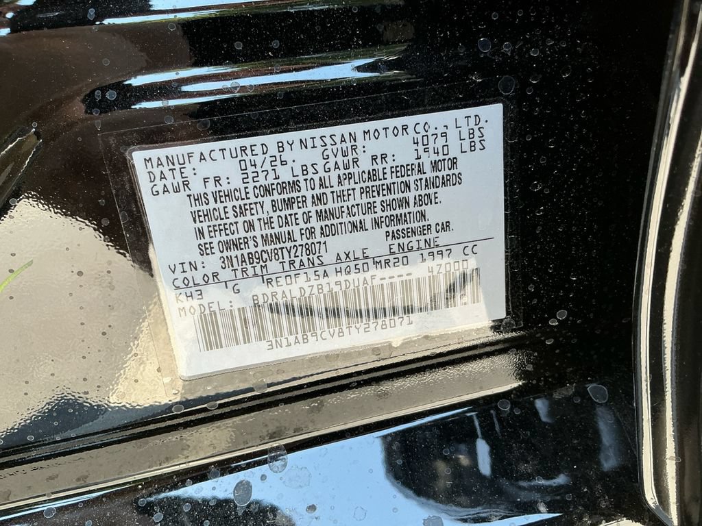 New 2026 Nissan Sentra SV w/ SV Convenience Package FWD image 30