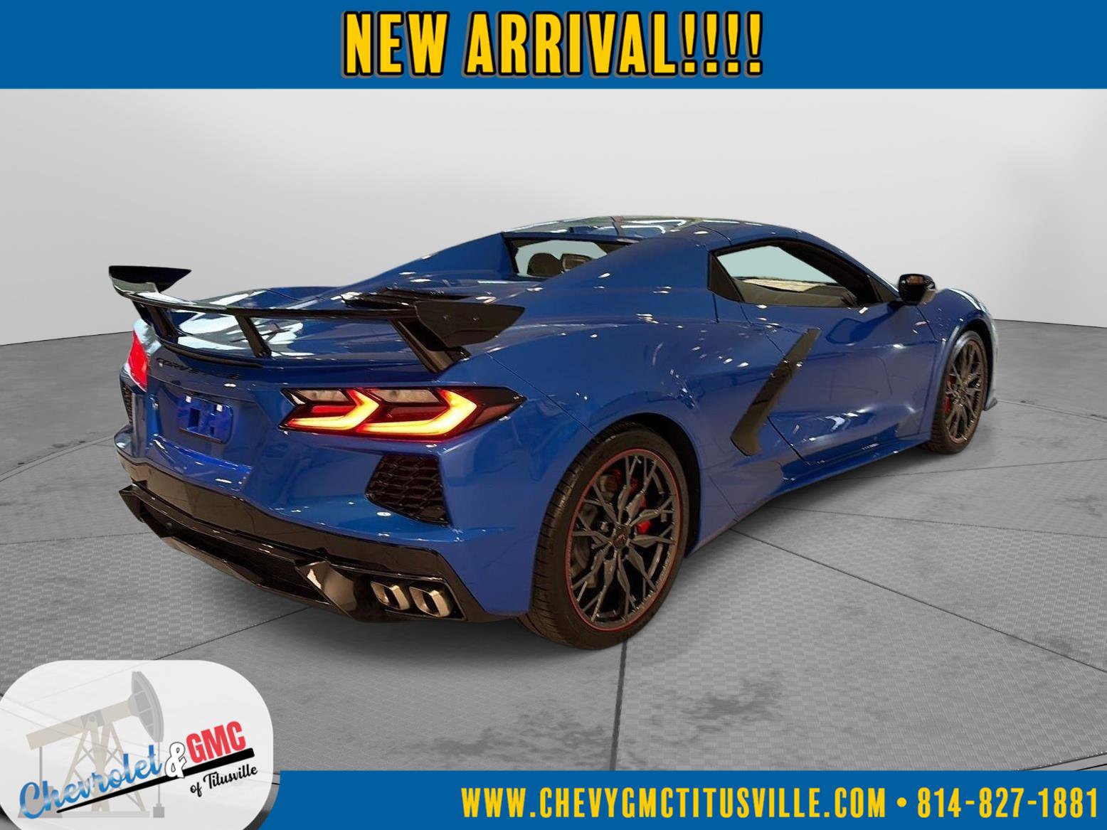 New 2026 Chevrolet Corvette Stingray Convertible w/ Z51 Performance Package RWD image 4